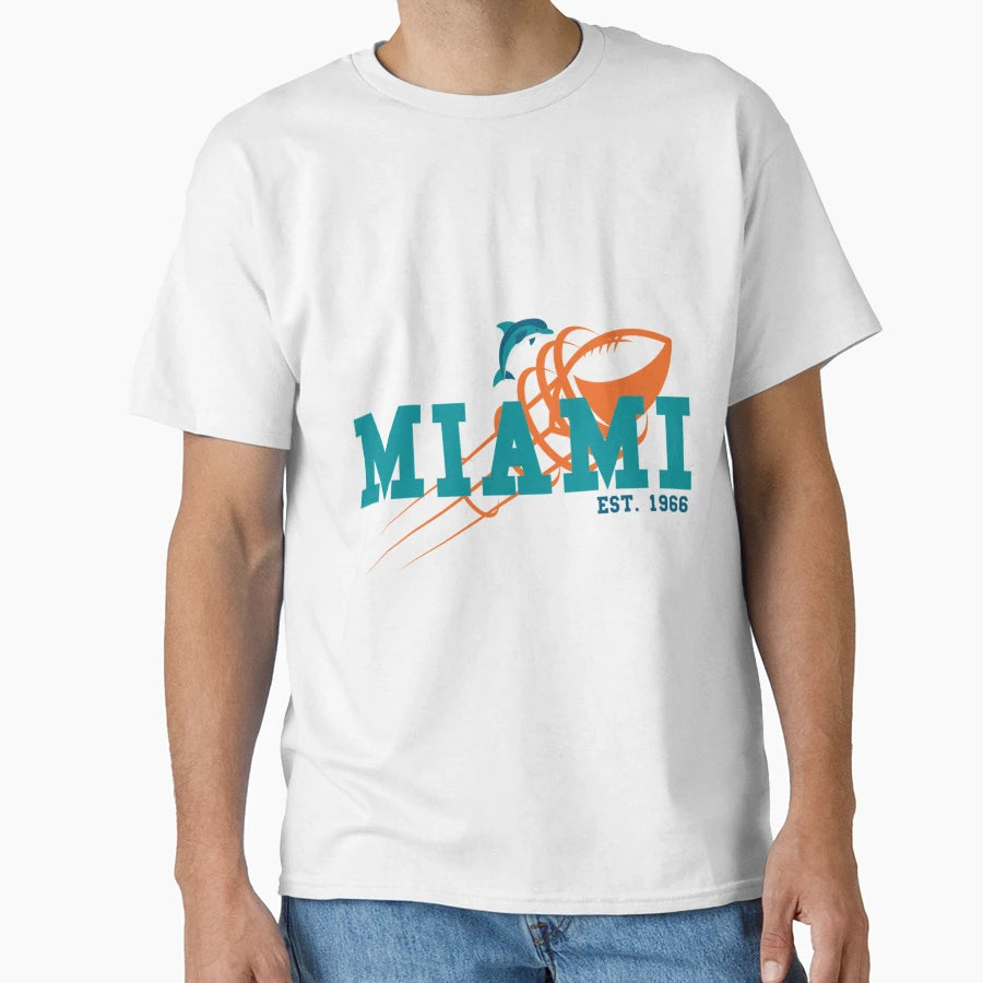 Miami Sports Team Est 1966 Athletic T-Shirt - Custom Art Print Men Women - T-Shirt, Sweatshirt, Hoodie