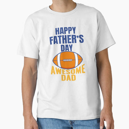 Awesome Football Dad Funny Fathers Day T-Shirt - Unique Graphic Men Women - T-Shirt, Sweatshirt, Hoodie