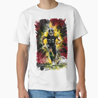 American Football Player Running T-Shirt - Aesthetic Graphic for Adults - T-Shirt, Sweatshirt, Hoodie