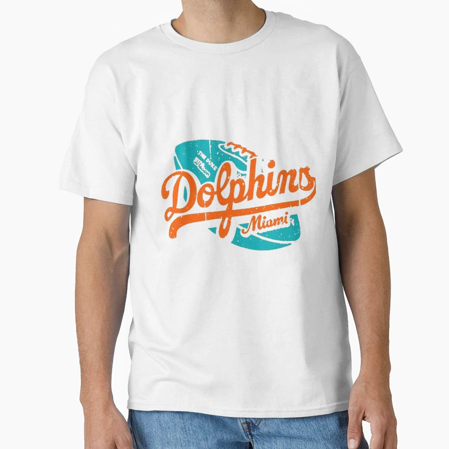 Football Miami Dolphins T-Shirt - Novelty Apparel Unisex - T-Shirt, Sweatshirt, Hoodie