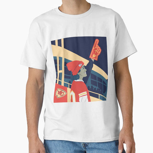 Chiefs Fan Spirit Unwavering Support T-Shirt - Custom Art Print for Adults - T-Shirt, Sweatshirt, Hoodie