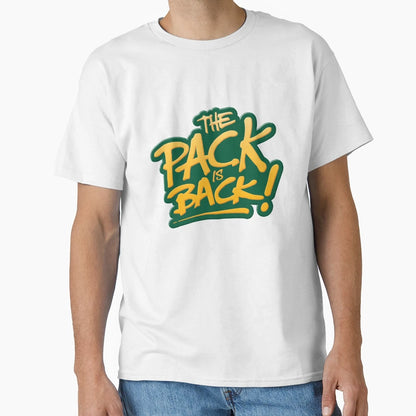 Pack Is Back Green Bay Football T-Shirt - Custom Art Print for Adults - T-Shirt, Sweatshirt, Hoodie