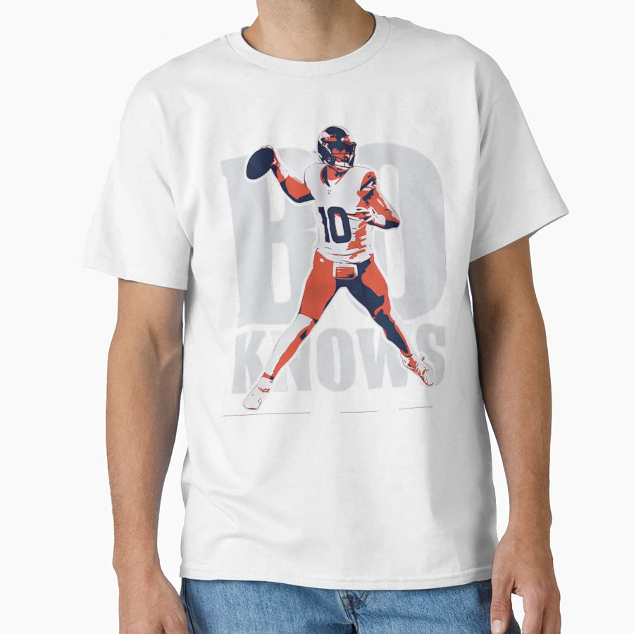 Bo Knows Denver Broncos T-Shirt - Graphic Print for Adults - T-Shirt, Sweatshirt, Hoodie