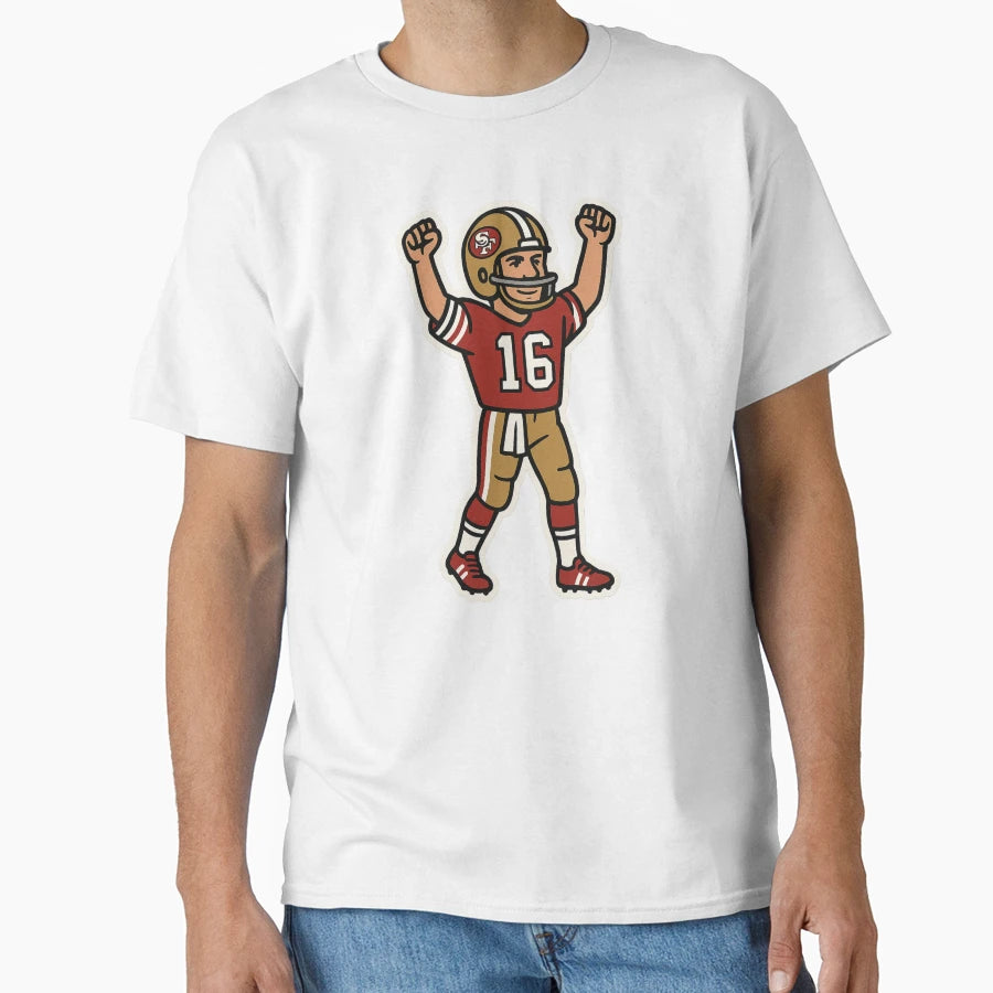 Gridiron Greats Cartoon Tribute T-Shirt - Casual Everyday Wear for Adults - T-Shirt, Sweatshirt, Hoodie