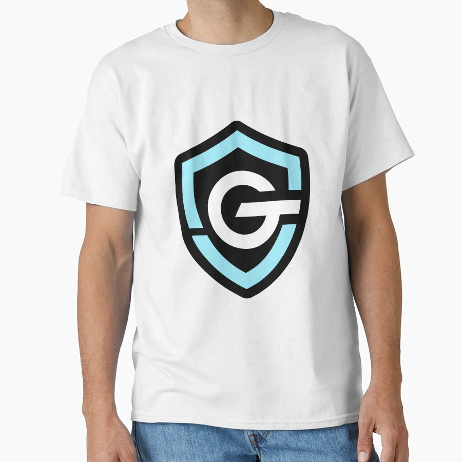 Illustration Letter G Esports Shield T-Shirt - Casual Everyday Wear Unisex - T-Shirt, Sweatshirt, Hoodie