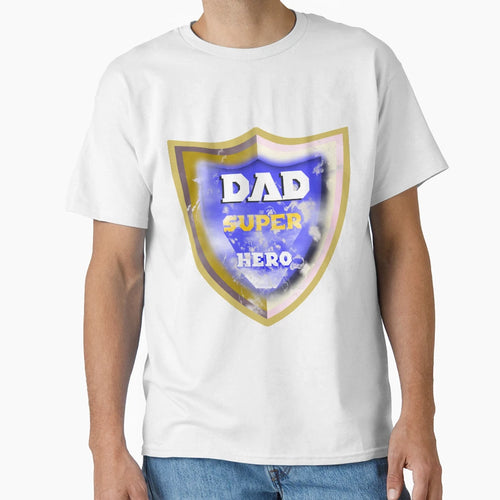 Dad Super Hero T-Shirt - Aesthetic Graphic for Adults - T-Shirt, Sweatshirt, Hoodie