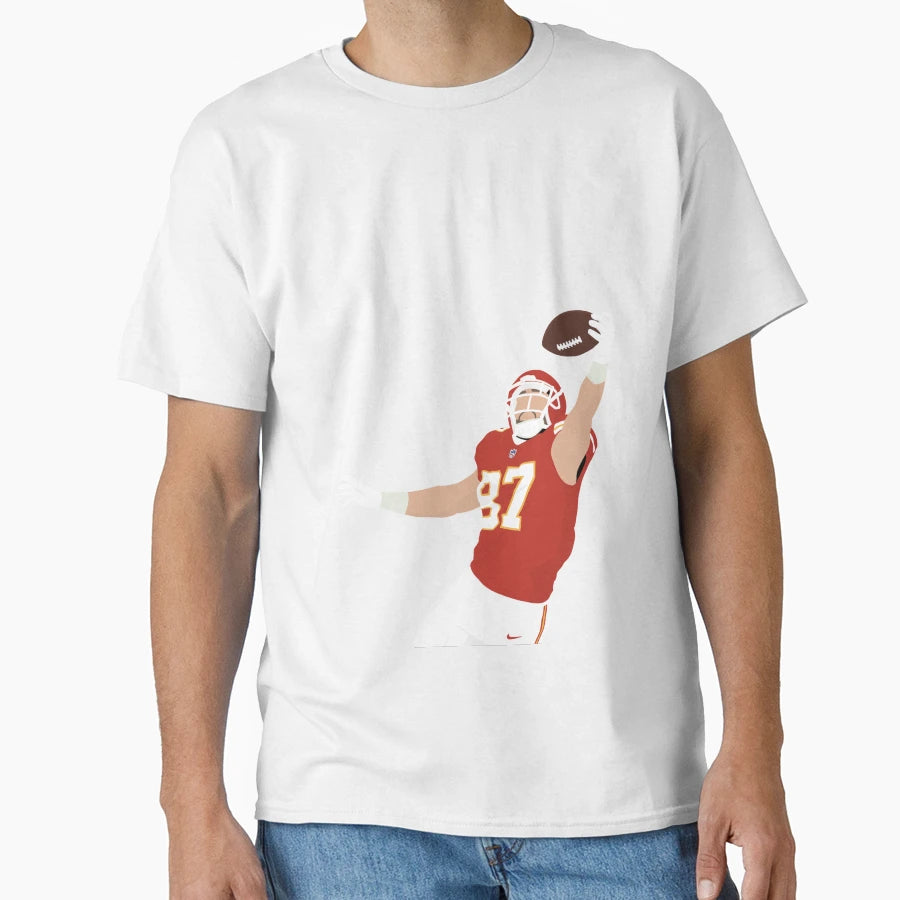 TK Football Illustration T-Shirt - Unique Graphic Unisex - T-Shirt, Sweatshirt, Hoodie