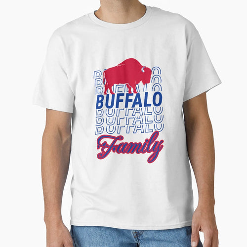 Buffalo Family Reunion T-Shirt - Custom Art Print for Adults - T-Shirt, Sweatshirt, Hoodie