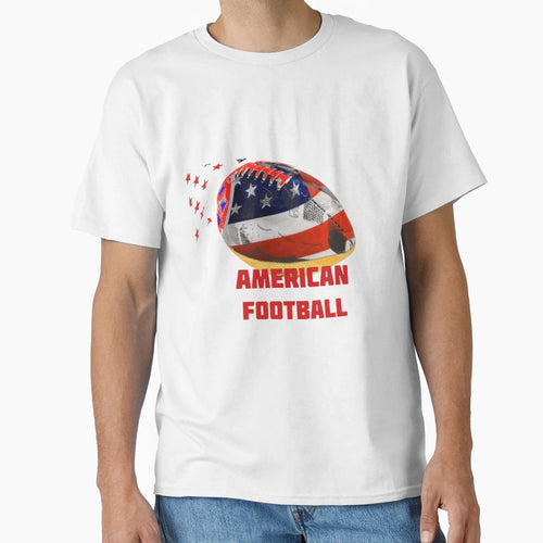 American Football T-Shirt - Minimalist Print Men Women - T-Shirt, Sweatshirt, Hoodie