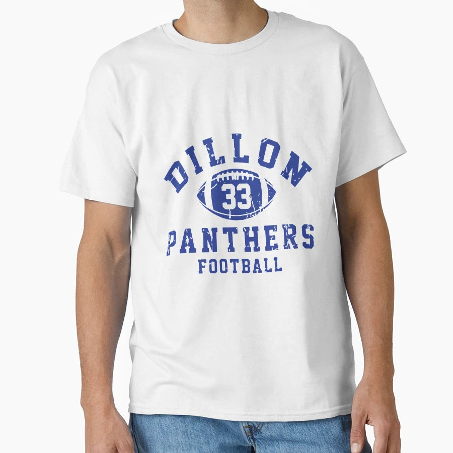 Dillon 33 Panthers Football T-Shirt - Minimalist Print Unisex - T-Shirt, Sweatshirt, Hoodie