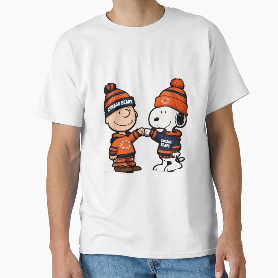 Chicago Bears Snoopy Chicago Bears T-Shirt - Streetwear Style Men Women - T-Shirt, Sweatshirt, Hoodie