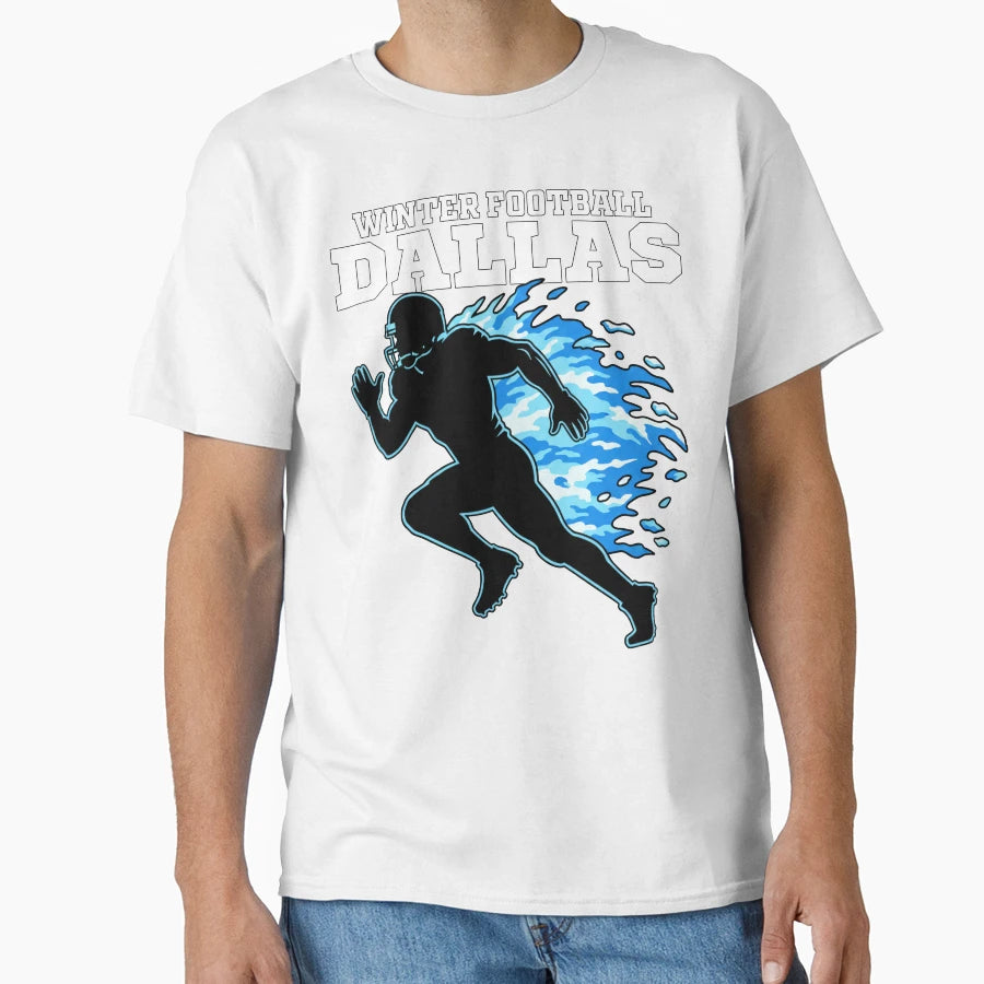 Dallas Winter Football Frost Wind T-Shirt - Trendy Graphic Men Women - T-Shirt, Sweatshirt, Hoodie