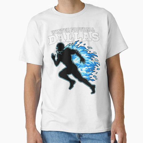 Dallas Winter Football Frost Wind T-Shirt - Trendy Graphic Men Women - T-Shirt, Sweatshirt, Hoodie