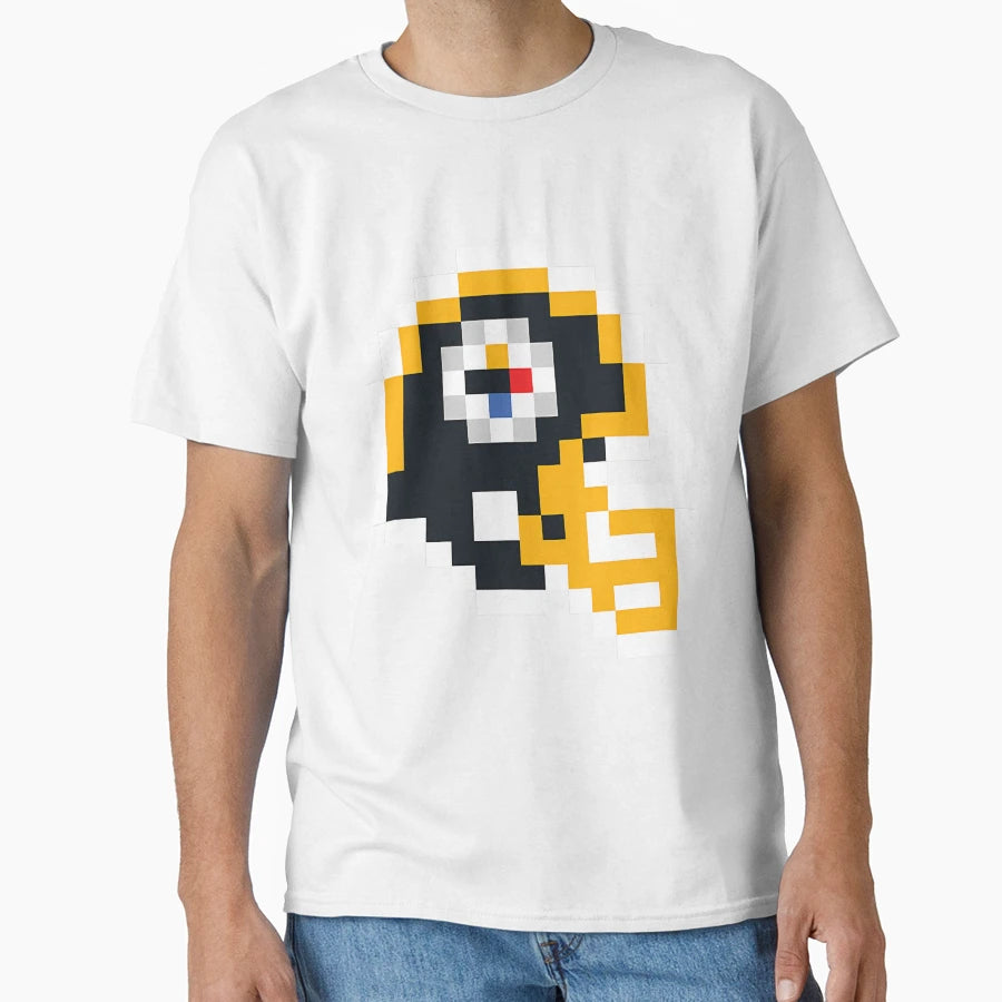 Pittsburgh Steelers 8 Bit Football T-Shirt - Fun Novelty Design Men Women - T-Shirt, Sweatshirt, Hoodie