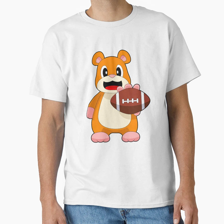 Hamster American Football Sports T-Shirt - Unique Graphic Men Women - T-Shirt, Sweatshirt, Hoodie