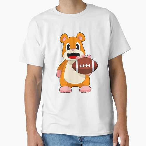 Hamster American Football Sports T-Shirt - Unique Graphic Men Women - T-Shirt, Sweatshirt, Hoodie