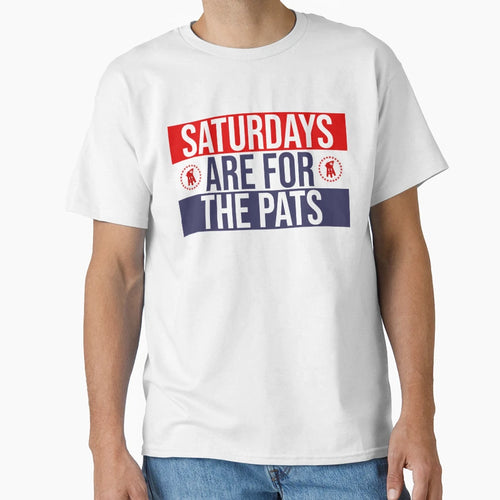 Saturdays Are Pats T-Shirt - Graphic Print Men Women - T-Shirt, Sweatshirt, Hoodie
