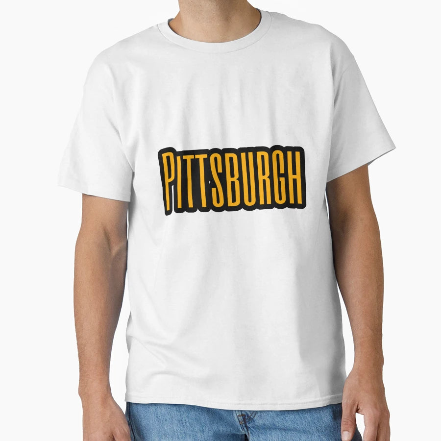 Pittsburgh T-Shirt - Minimalist Print Unisex - T-Shirt, Sweatshirt, Hoodie