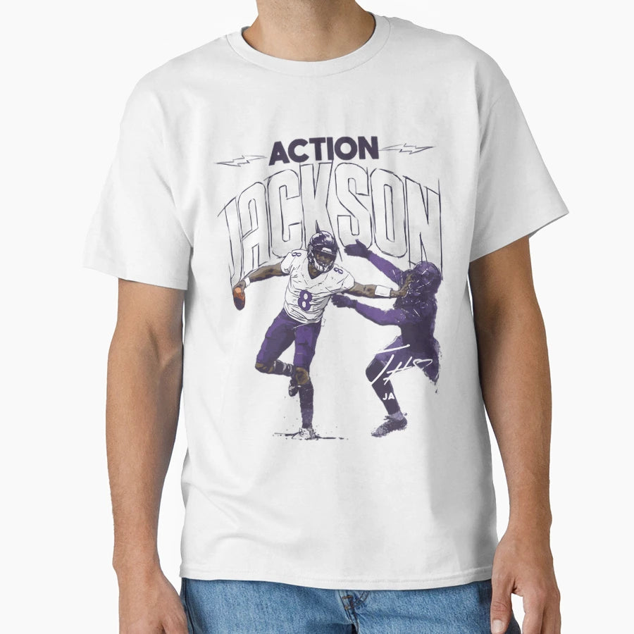 Lamar Baltimore Action T-Shirt - Graphic Print Men Women - T-Shirt, Sweatshirt, Hoodie