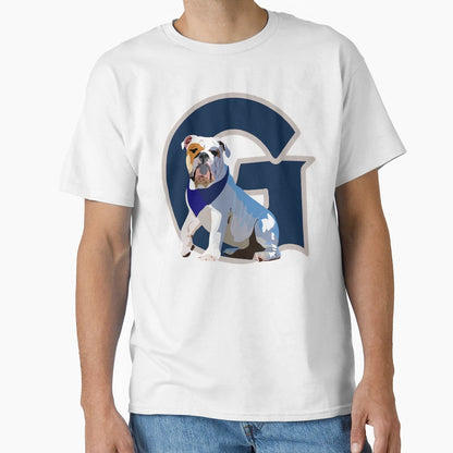 Georgetown Bulldog T-Shirt - Custom Art Print for Adults - T-Shirt, Sweatshirt, Hoodie