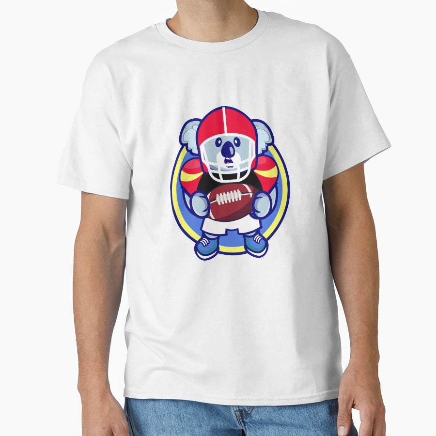 American Football Koala I Funny T-Shirt - Custom Art Print for Adults - T-Shirt, Sweatshirt, Hoodie