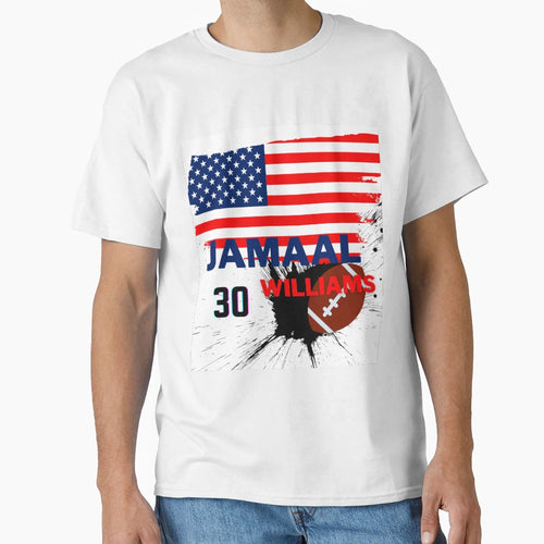 30 Jamaal Williams T-Shirt - Custom Art Print for Adults - T-Shirt, Sweatshirt, Hoodie