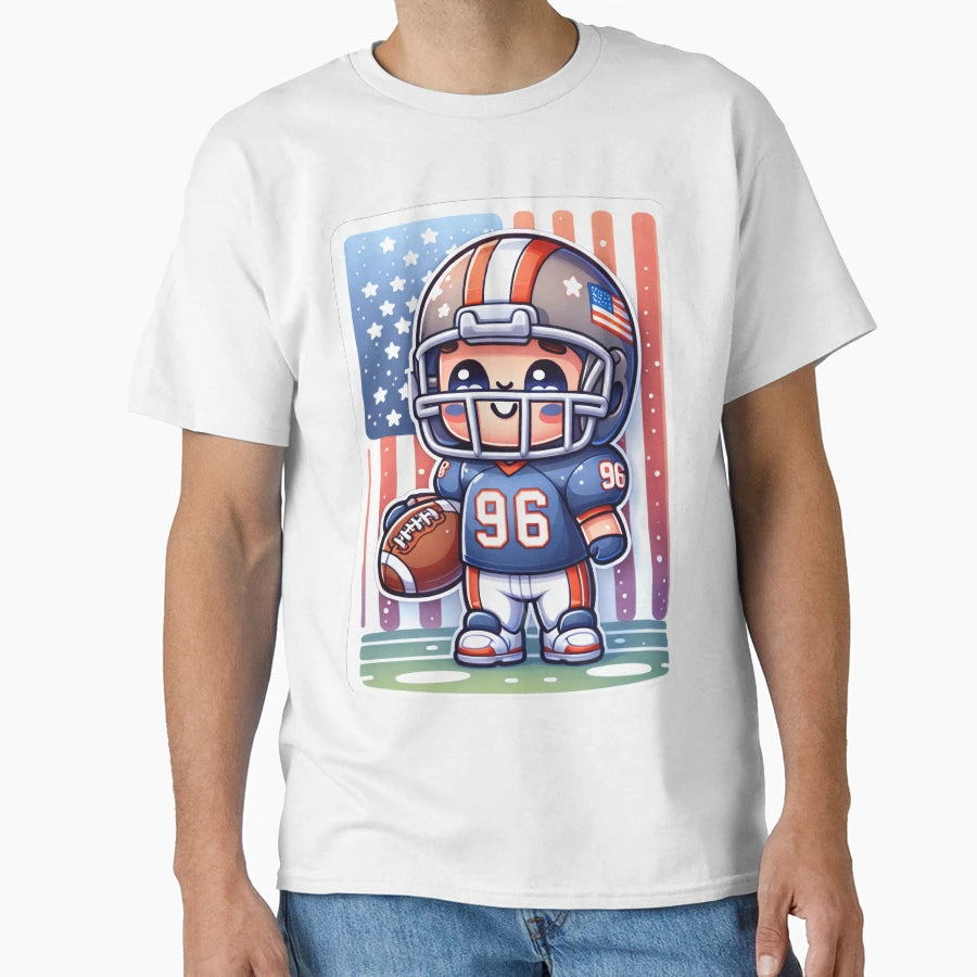 American Football T-Shirt - Custom Art Print Men Women - T-Shirt, Sweatshirt, Hoodie
