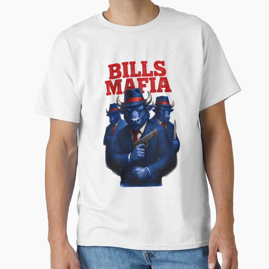 Bills Mafia Gangsters T-Shirt - Novelty Apparel for Adults - T-Shirt, Sweatshirt, Hoodie