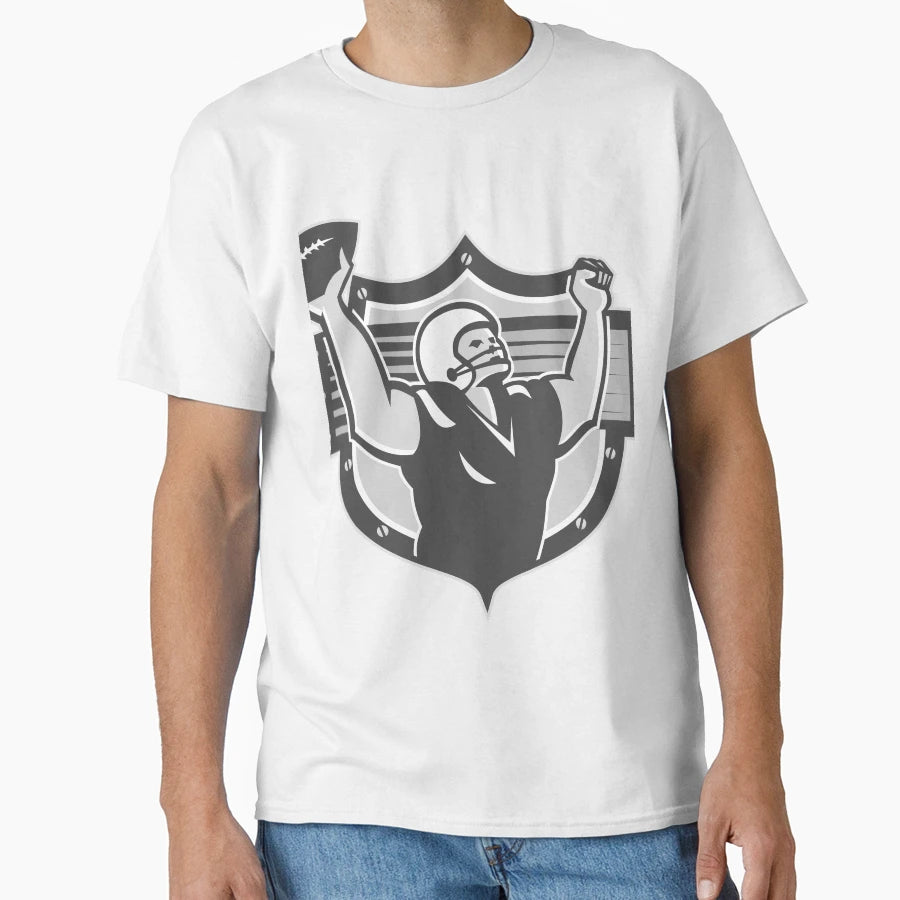 American Football Player Touchdown T-Shirt - Streetwear Style Men Women - T-Shirt, Sweatshirt, Hoodie