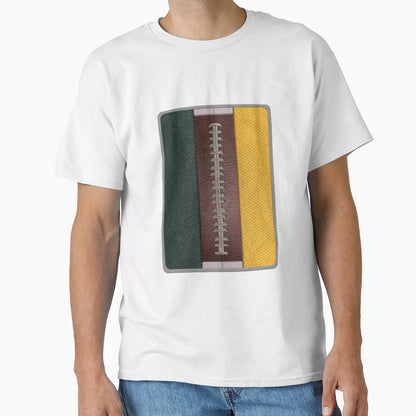 Football Yellow And Green Gold Team T-Shirt - Aesthetic Graphic Unisex - T-Shirt, Sweatshirt, Hoodie