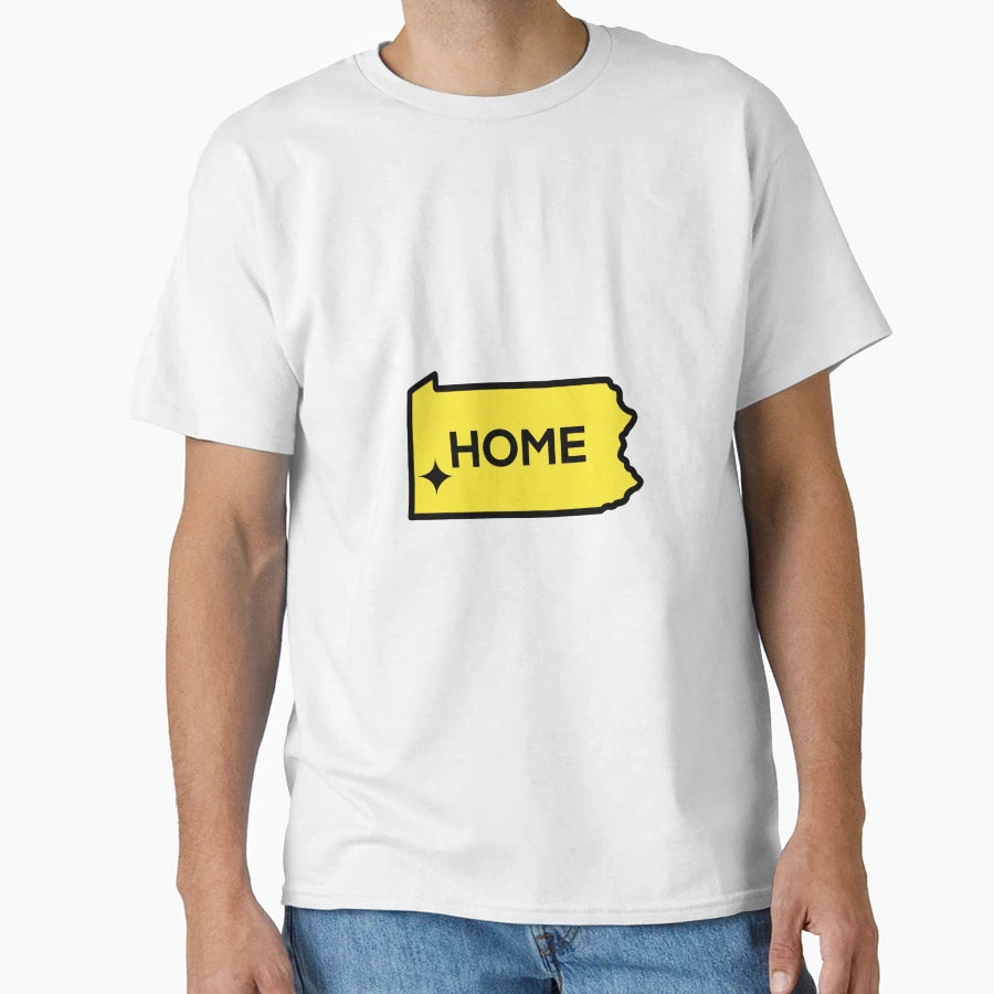 Pittsburgh Home T-Shirt - Aesthetic Graphic for Adults - T-Shirt, Sweatshirt, Hoodie