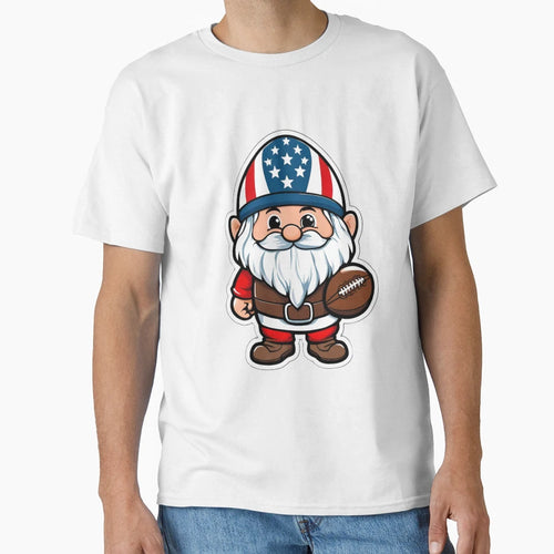 Gnome American Football T-Shirt - Streetwear Style Unisex - T-Shirt, Sweatshirt, Hoodie