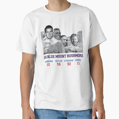 Big Blue Mount Rushmore T-Shirt - Aesthetic Graphic for Adults - T-Shirt, Sweatshirt, Hoodie
