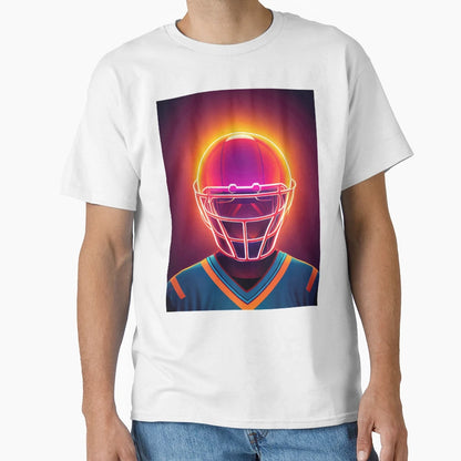 Football Neon T-Shirt - Novelty Apparel Unisex - T-Shirt, Sweatshirt, Hoodie