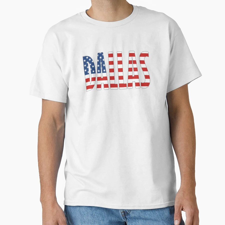 Dallas City Usa T-Shirt - Graphic Print Men Women - T-Shirt, Sweatshirt, Hoodie