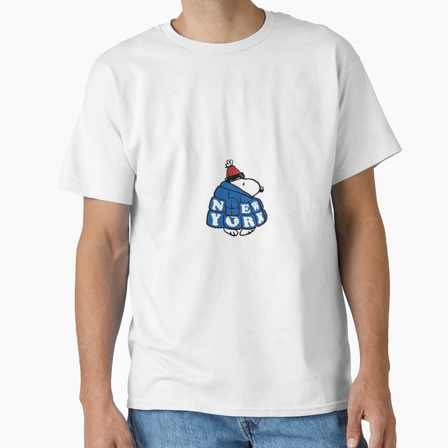 New York Snoopy T-Shirt - Fun Novelty Design Men Women - T-Shirt, Sweatshirt, Hoodie