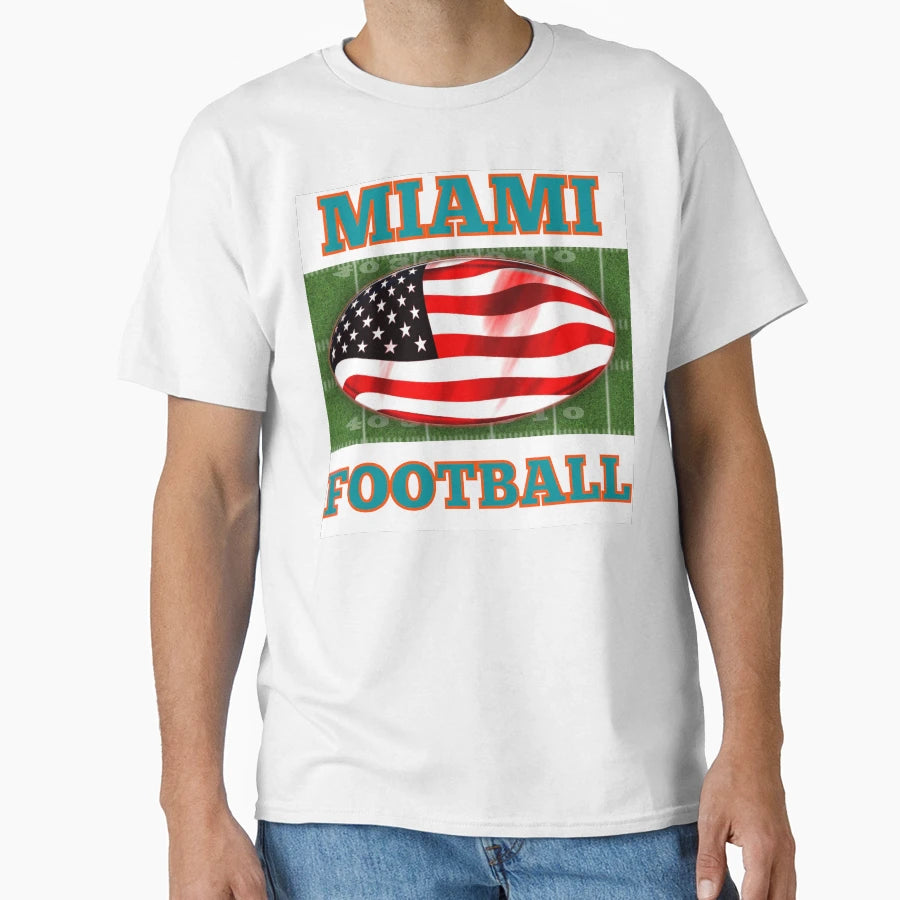Copy Miami Football T-Shirt - Fun Novelty Design for Adults - T-Shirt, Sweatshirt, Hoodie