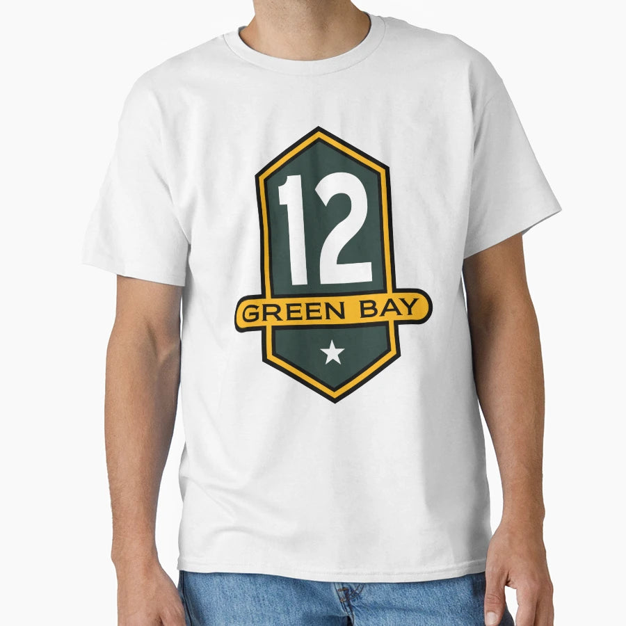 Rodgers Emblem T-Shirt - Trendy Graphic Men Women - T-Shirt, Sweatshirt, Hoodie