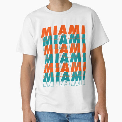 Miami T-Shirt - Unique Graphic for Adults - T-Shirt, Sweatshirt, Hoodie