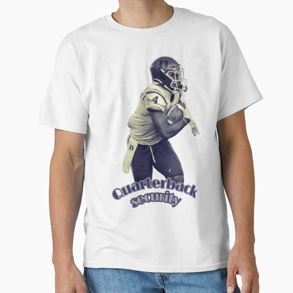 Quarterback Security Football T-Shirt - Unique Graphic Unisex - T-Shirt, Sweatshirt, Hoodie