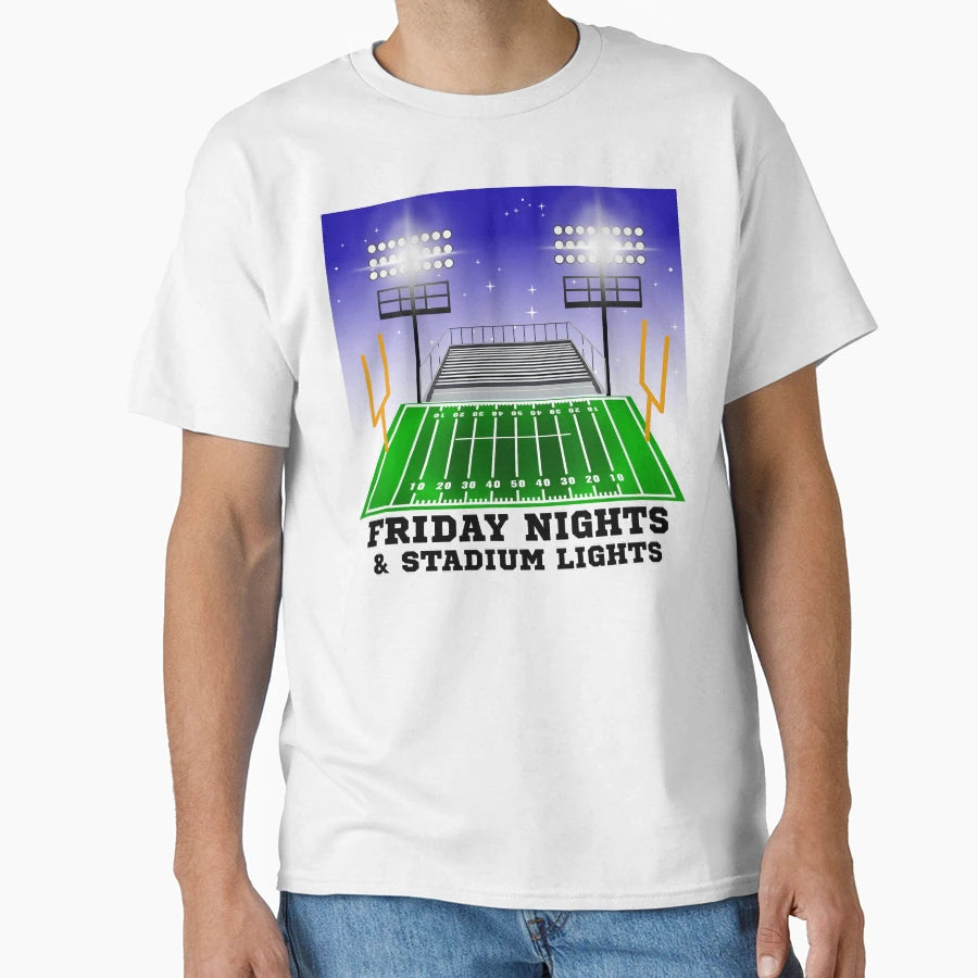 Friday Nights Stadium Lights T-Shirt - Custom Art Print for Adults - T-Shirt, Sweatshirt, Hoodie