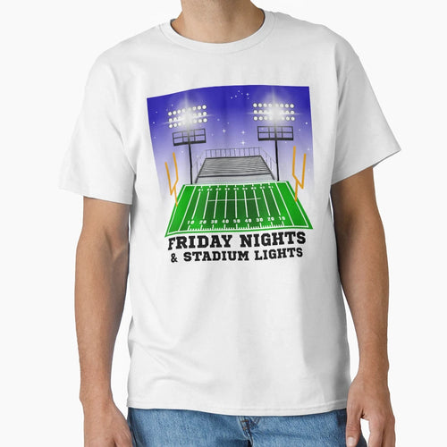 Friday Nights Stadium Lights T-Shirt - Custom Art Print for Adults - T-Shirt, Sweatshirt, Hoodie