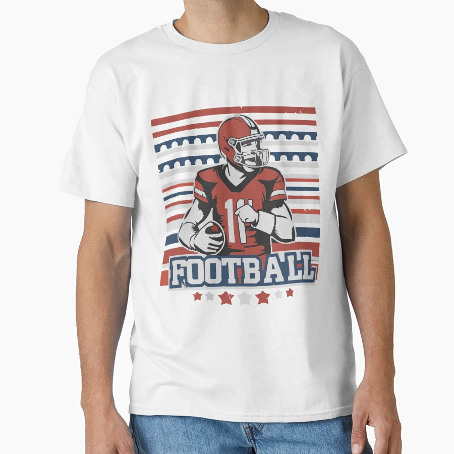 American Football T-Shirt - Unique Graphic Men Women - T-Shirt, Sweatshirt, Hoodie