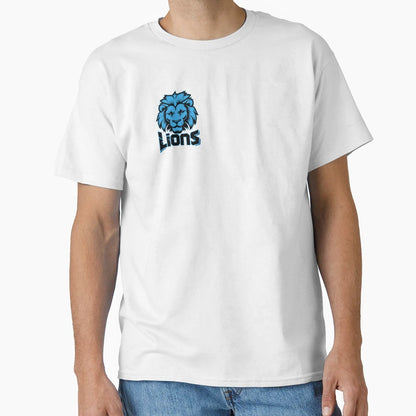 Detroit Lions Football Team 5 T-Shirt - Custom Art Print Unisex - T-Shirt, Sweatshirt, Hoodie