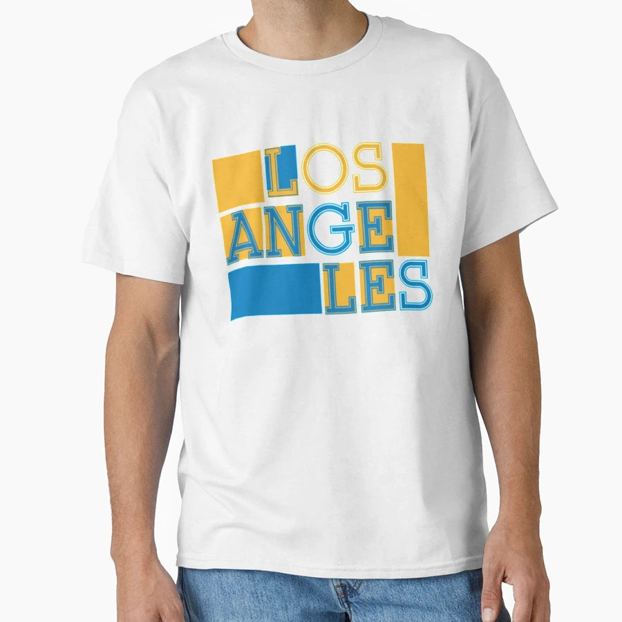 Los Angeles Lettering La Usa America Mask T-Shirt - Graphic Print Men Women - T-Shirt, Sweatshirt, Hoodie