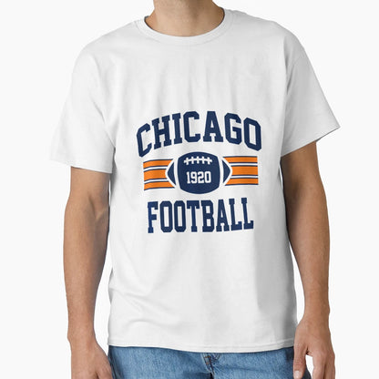 Chicago Football Athletic Sports Team T-Shirt - Minimalist Print Unisex - T-Shirt, Sweatshirt, Hoodie