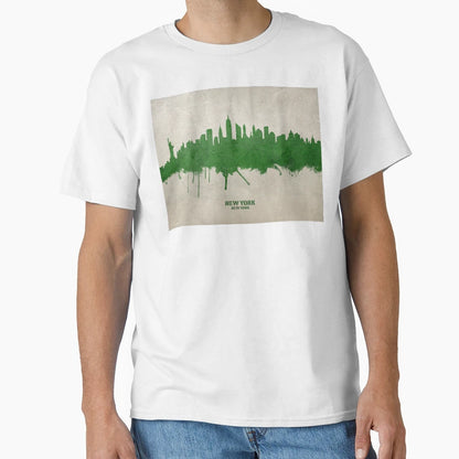 New York City Skyline T-Shirt - Minimalist Print Unisex - T-Shirt, Sweatshirt, Hoodie