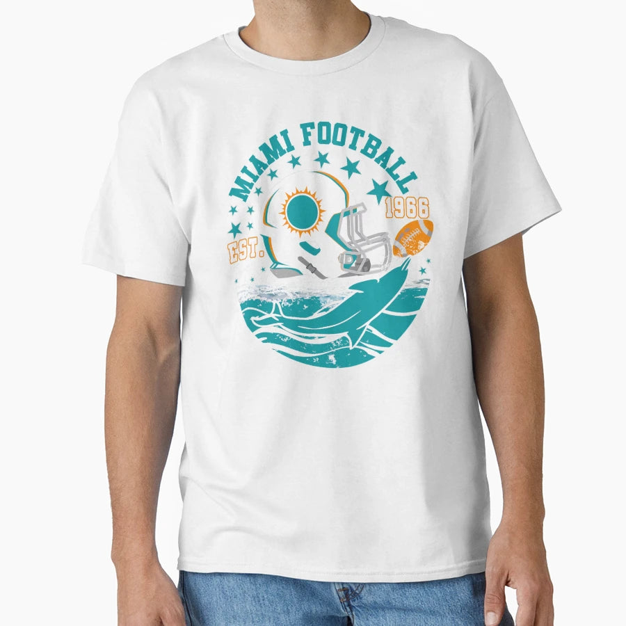Football Miami Dolphins T-Shirt - Fun Novelty Design Men Women - T-Shirt, Sweatshirt, Hoodie