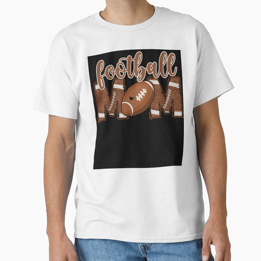 Football Mom 2 T-Shirt - Minimalist Print Men Women - T-Shirt, Sweatshirt, Hoodie