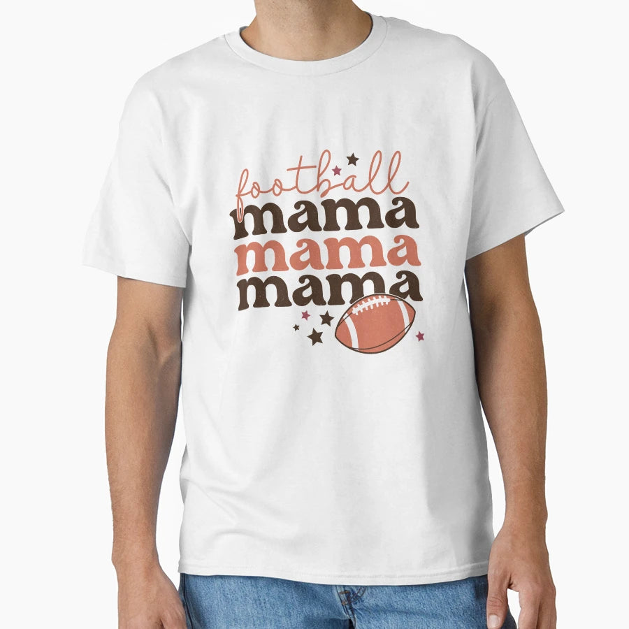 Football Mama T-Shirt - Fun Novelty Design for Adults - T-Shirt, Sweatshirt, Hoodie